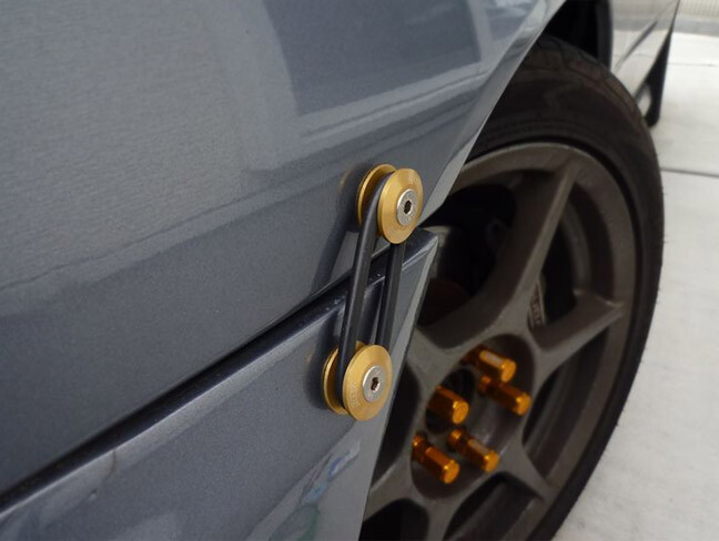 JDMSPEED Aluminum Quick Release Fasteners Gold Kit For Bumper & Trunk Hatch