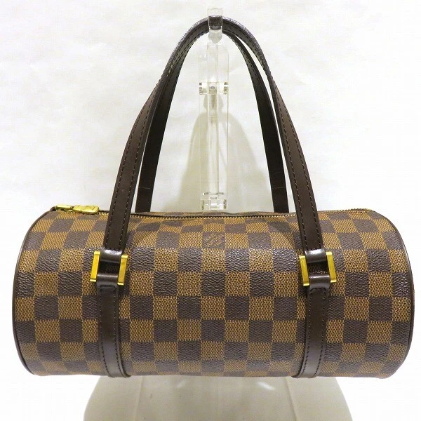 Louis Vuitton Damier Ebene Papillon Handbag W/Pouch