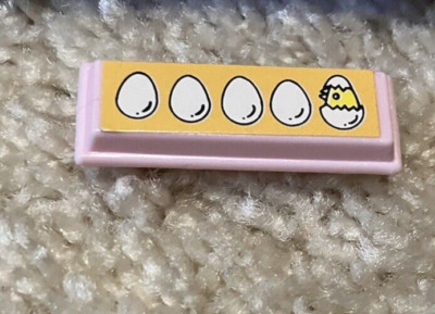 VTG Barbie doll eggs So Much To Do Kitchen Pink Eggs Carton 1995 EUC!! accessory