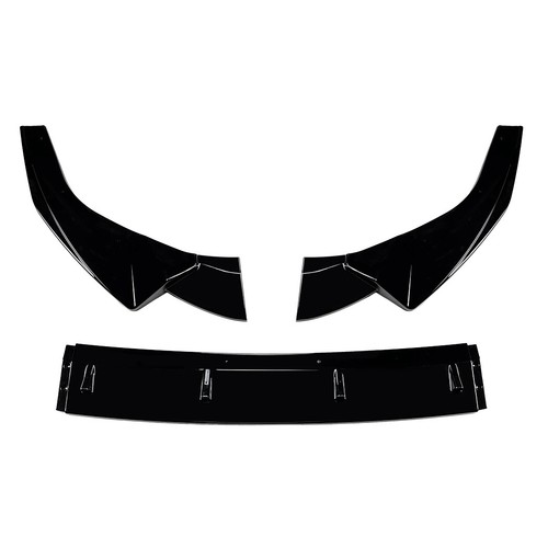 PER AUDI A5 S-LINE S5 SPLITTER SPOILER ANTERIORE SOTTO PARAURTI NERO LUCIDO LAMA - Imagen 9 de 10