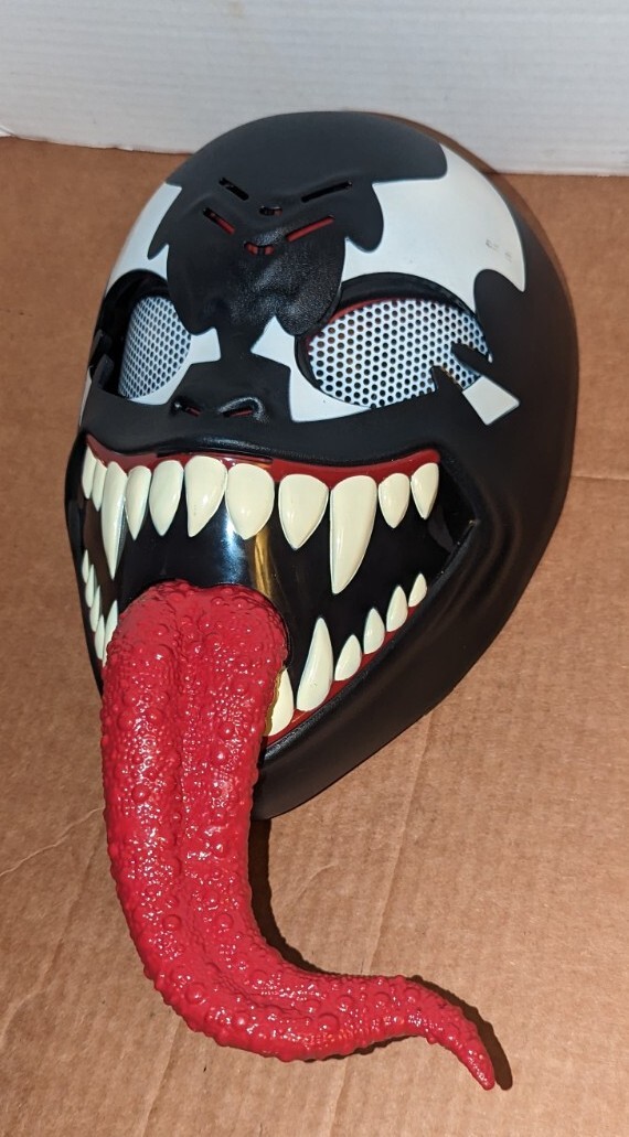 2020 Marvel Spider-man MAXIMUM Venom Kids Mask Hasbro Moving