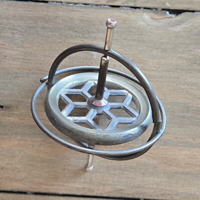 Vintage Gyroscope Antique Spinning Scientific Toy