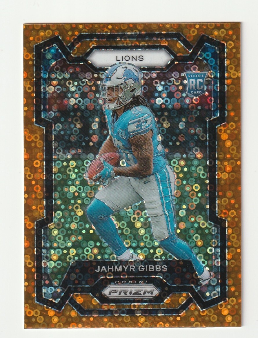 2023 Panini Prizm - Rookies Disco Prizm #331 Jahmyr Gibbs (RC)