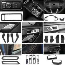 25*Carbon Fiber Accessories Interior Kit Cover Trims for Ford Explorer 2020-2024