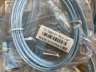 5x Cisco 72-3383-01 Konsolenkabel Cisco DB9 Buchse auf RJ45 Konsolenkabel