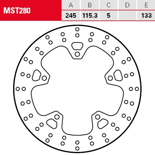 TRW MST264 Bremsscheibe Für Yamaha XJ Vorderachse – Ultragehärtet, Präziser Rundlauf, Weniger Vibrationen