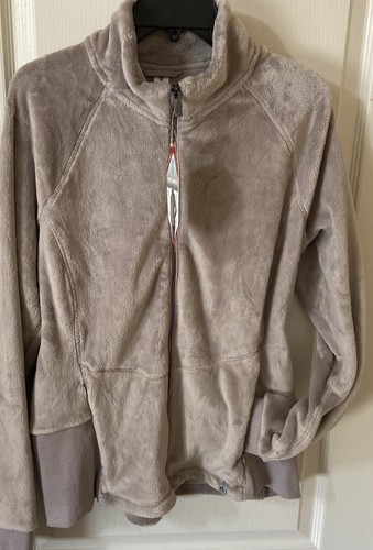 Chaqueta Free Country para mujer de felpa Butter Pile bolsillos suaves y acogedores XL nogal nueva con etiquetas - Imagen 11 de 11