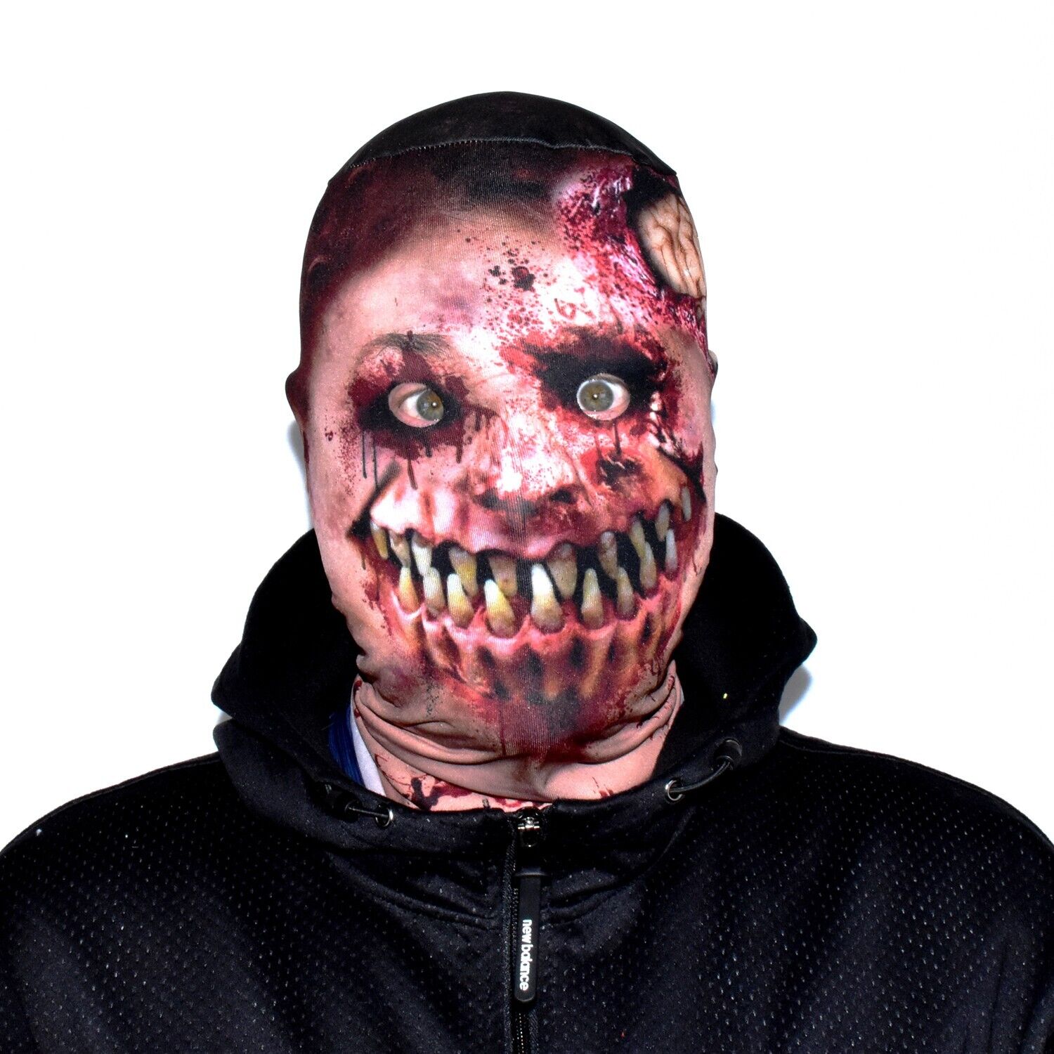 Halloween Zombi Face Lighting Eyes Face Masks - Multicolor