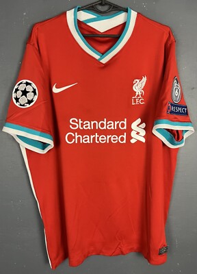 MENS FC LIVERPOOL 2020/2021 VIRGIL VAN DIJK SOCCER FOOTBALL SHIRT