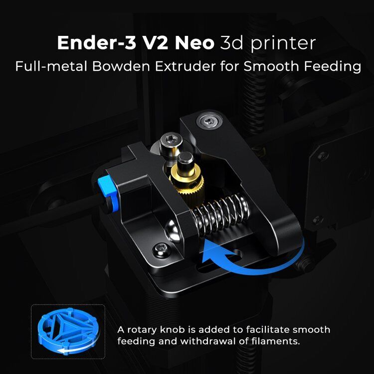 2023 Official Creality Ender-3 V2 Neo 3D Printer Integrated Design with CR  touch