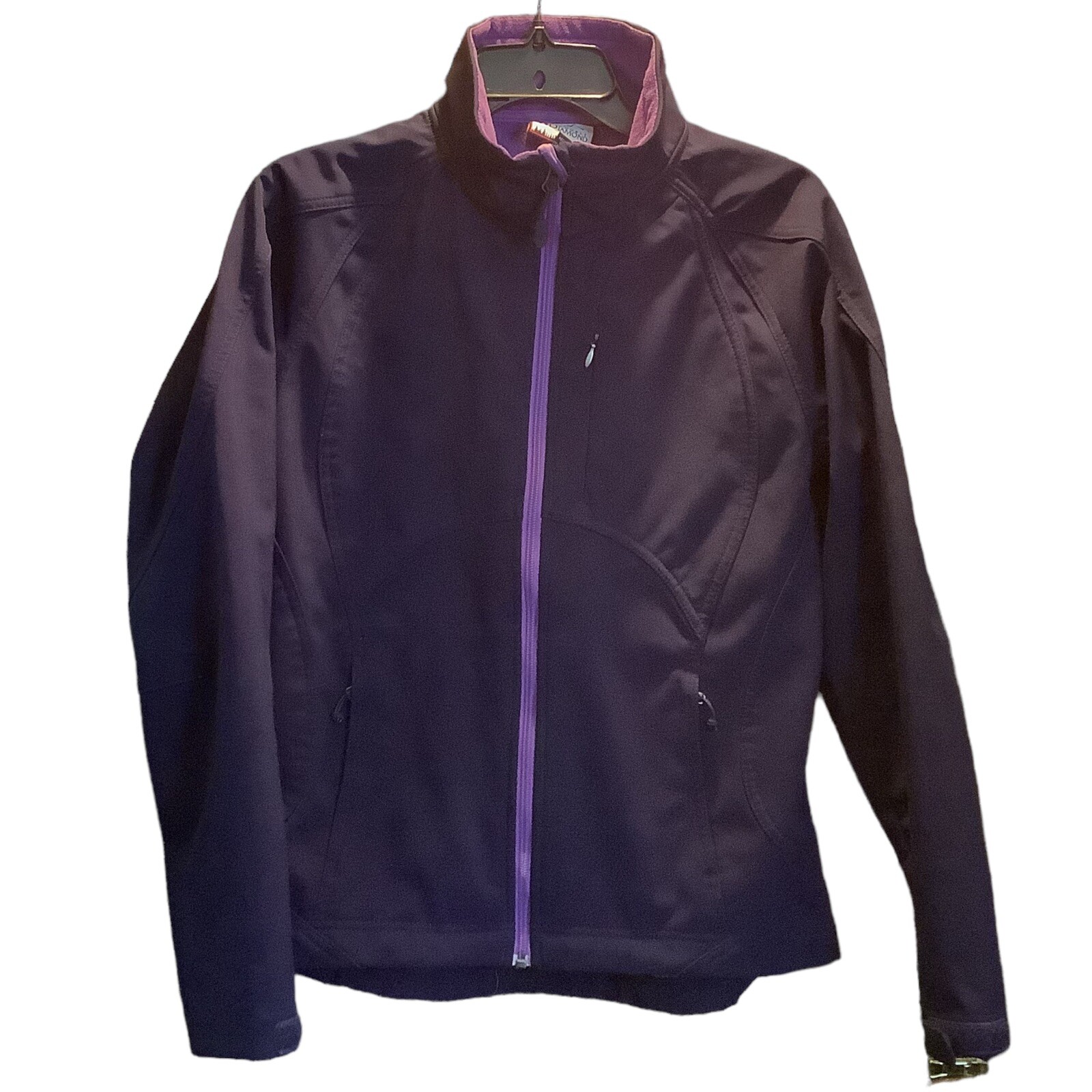 Medium Double Diamond Jacket Coat Softshell Purpl… - image 1