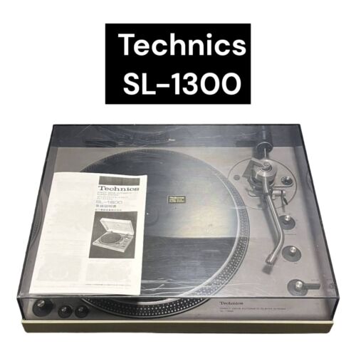 [Working] TECHNICS SL-1300 Direct Drive DD Automatic Turntable Record player JPN - Afbeelding 1 van 8