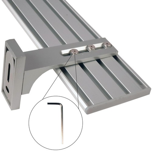 Riel de cortina plata aluminio aluminio riel de aluminio riel de cortina hasta 480 cm 1 - 4 carreras - Imagen 17 de 25