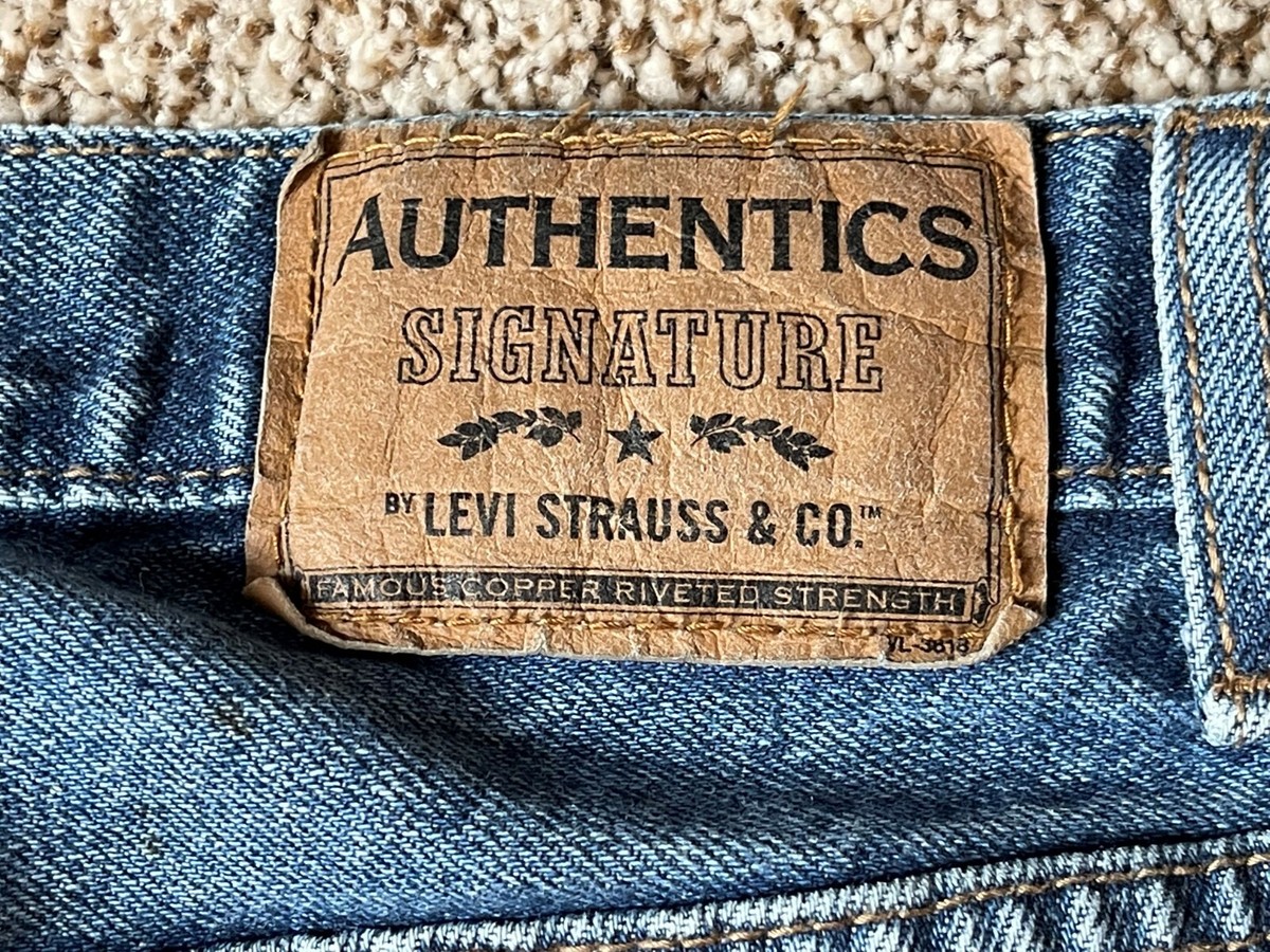 専用1 Levis Authentics Signature Grunge Style Regular Fit Men's Blue