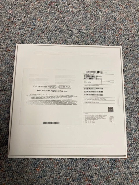 Mac Mini 16GB/512GB A2816 EMPTY BOX ONLY - Image 3 of 4