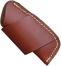 Horizonal Carry Pocket knife Leather Sheath