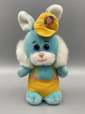 Vintage Mighty Star Blue Bunny Rabbit Plush Danny Boy Bunny Corduroy Outfit 10"