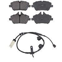 Set BeläGe Schuhe BremsbeläGe + Sensor Hinten FüR Mini Kabriolett (R52)