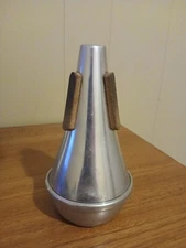 Vintage LEBLANC ALESSI VACCHIANO G  Straight  Mute Trumpet Aluminum Kenosha WI