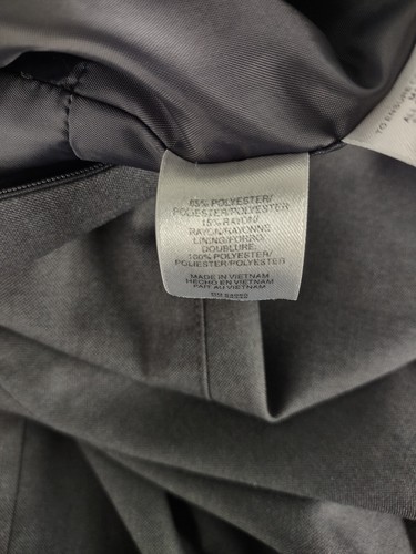Nine West Womens Gray Sheath Sleeveless Round Neck Back Zip Midi Dress Size 8 - Picture 12 of 13