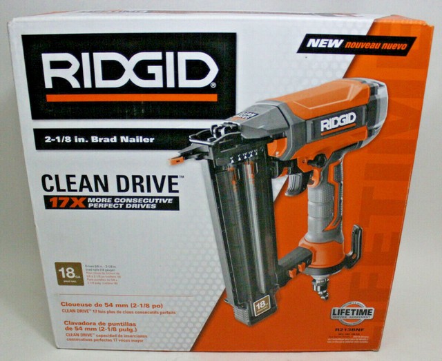 RIDGID R213BNF Brad Nail Gun for sale online eBay