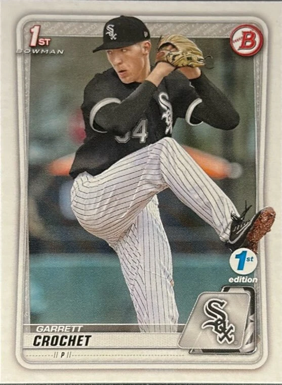 2020 Bowman Draft 1st Edition #BD-95 Garrett Crochet - Image 2 of 2