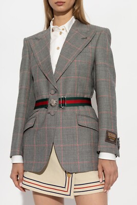 【関税込み】gucci 'Morsetto' blazer Gucci Belted Blazer Jacket - BNWT - RRP$3,800 USD + tax | eBay