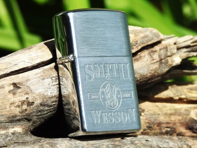 Zippo Lighter - Smith & Wesson Since 1852 - Firearms - S&W - Model