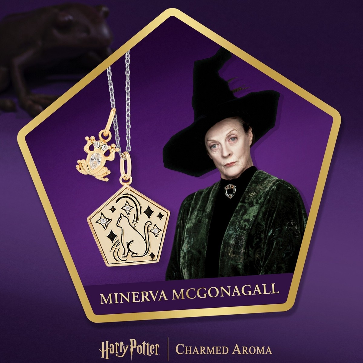 Charmed Aroma Harry Potter™ Chocolate Frog Jewelry Candle & Wizard