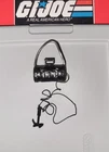 GI Joe Hit N Run 1988 Bag Hook Spindle Accessories Lot Original 80's Hasbro