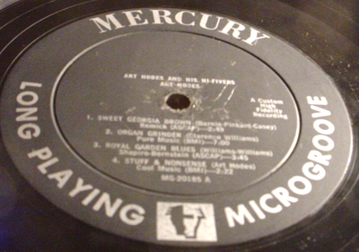 Art Hodes & His High-Fivers Original Mono Lp - Chicago Jazz Style
