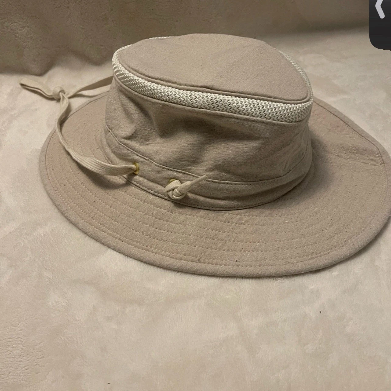 Tilley TMH55 Airflo Mash-Up Hat Cream Canvas Sun Hat Size 7 1/8 M Hiking Fishing
Opens in a new wind
