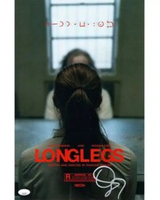 Osgood Oz Perkins signed 11x17 Poster Director Longlegs JSA Authentication