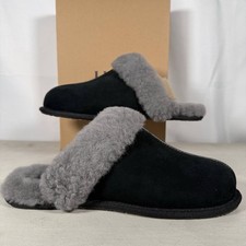 UGG Scuffette II Women's Slide Slipper, Size 11 - Black/Gray 1106872 