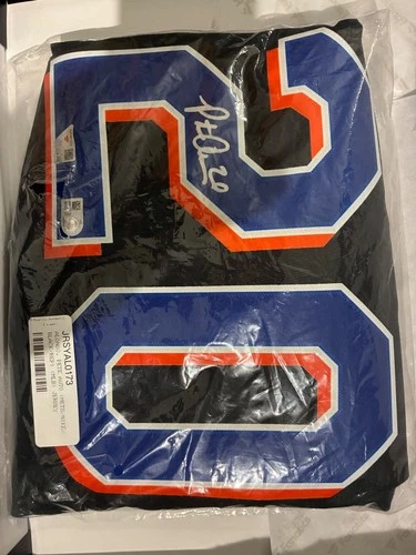 Pete Alonso Autographed Signed New York Mets Baseball Jersey Fanatics CoA seal