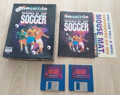 Sensible World Of Soccer auf Diskette für Commodore Amiga komplett in Big Box