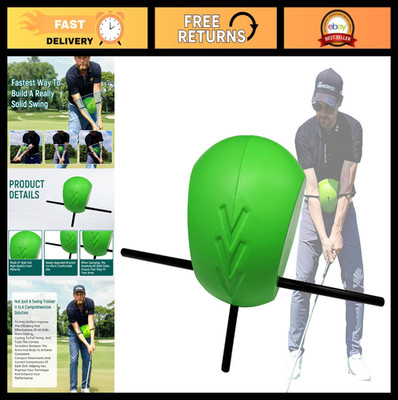 Golf Swing Trainer Aid for Posture Correction & Proper Mechanics Practice