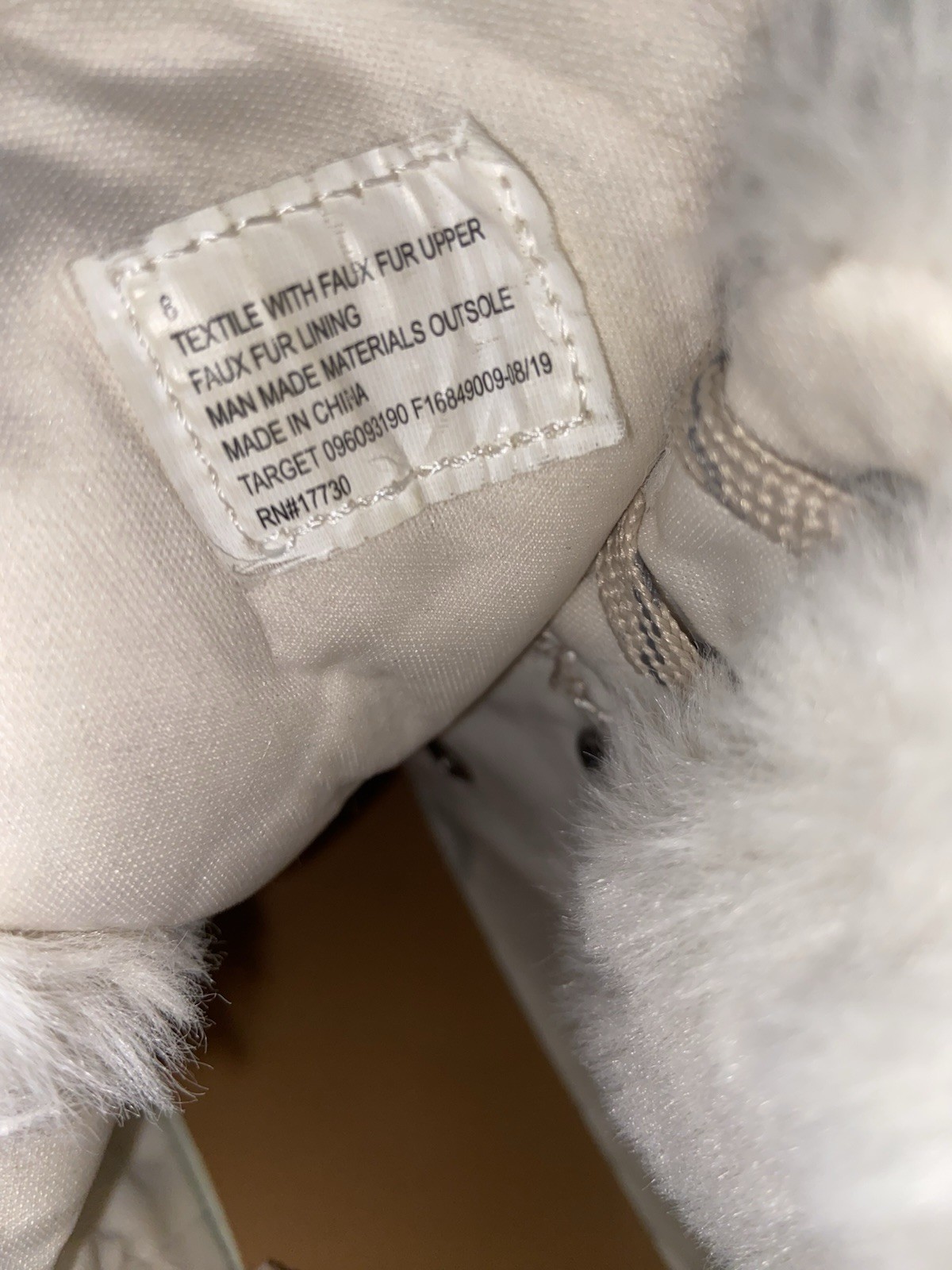 Universal Thread Beige Fur Lined Zip Up Ankle Boo… - image 14