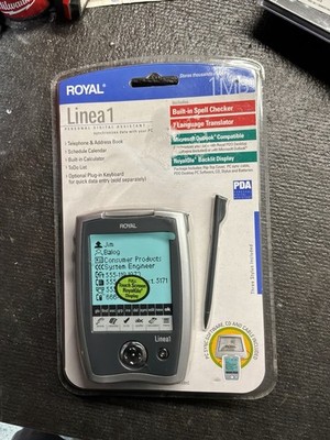 Royal Linea 1 PDA Personal Digital Assistant Touch Screen Translator Organizer