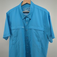 GameGuard Outdoors Shirt Mens XL Blue Short S...