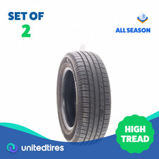 Set Of 2 Used 21560r16 Michelin Defender 2 95h - 9.532
