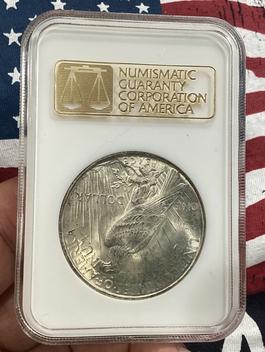 MS 64 Graded 1923 Year NGC Certified Peace Dollars (1921-1935) for