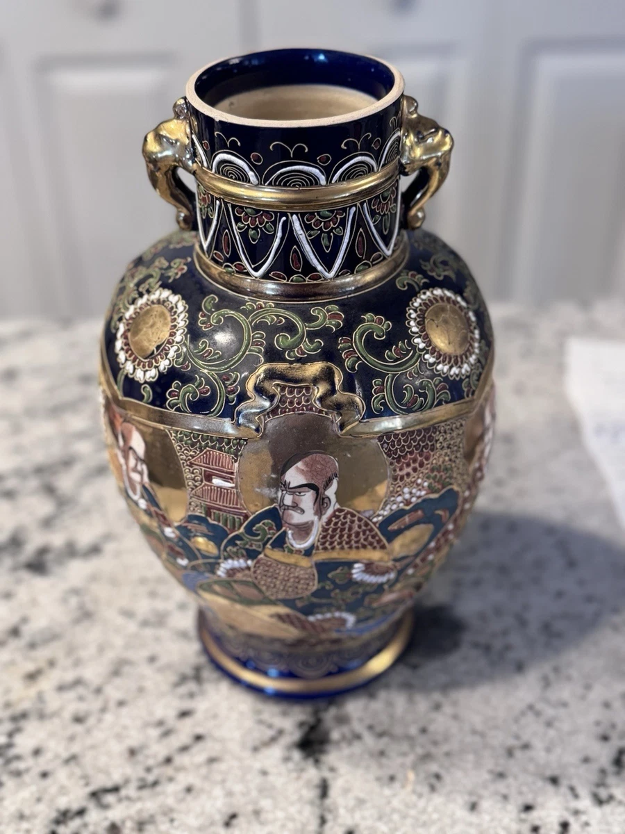 陶瓷多色1900-1940 年日本花瓶| eBay