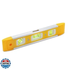 DTDNZKN 9 Inch (230 cm) Torpedo Level Magnetic, Small Leveling Tool with 3 Bu