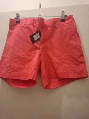 Tommy Hilfiger Womens Pink Chino Shorts Size 4 (8) Measurements W: 17 Inch - Image 1 of 4