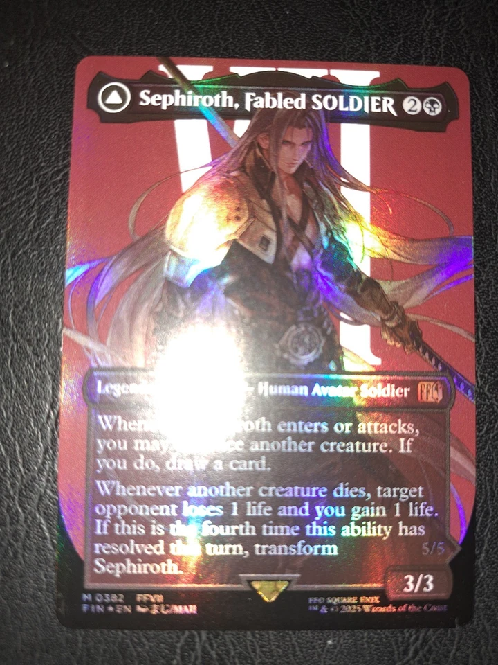 MtG Sephiroth, Fabled SOLDIER   Sephiroth, One-Winged Angel - Foil - Englisch - Bild 2 von 4