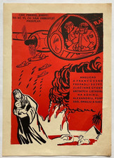 Original Vintage Poster SUEZ CRISIS - COLD WAR - ROYAL AIR FORCE - BOMBS - 1956