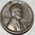 1928 S LINCOLN BRONZE WHEAT PENNY