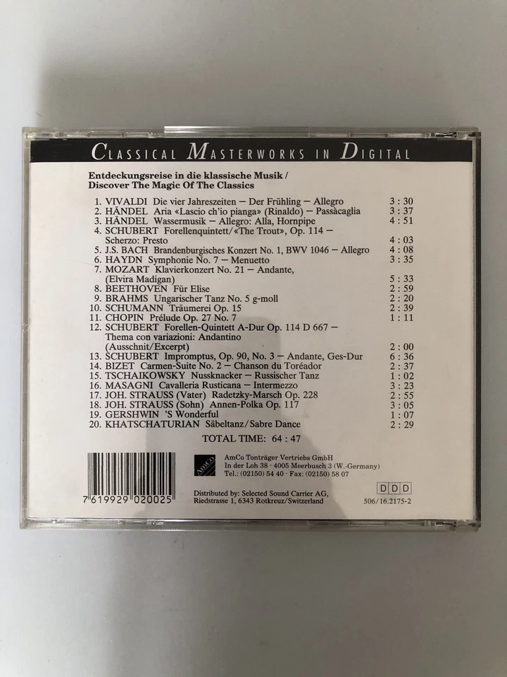 Classical Masterworks in Digital  ST-K331 - Bild 2 von 2