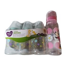 Lot 4 Parents Choice 3-Pack 5oz Bottles - Slow Flow Reduce Air Intake Addl NIB